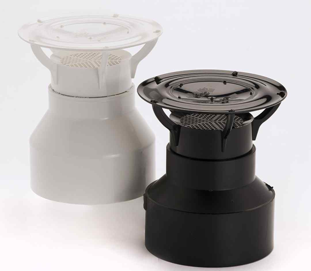 Black and White Stack Mounts for 3 or 4 Inch Pipes